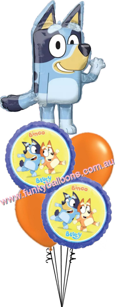 (image for) Bluey Balloon Bouquet