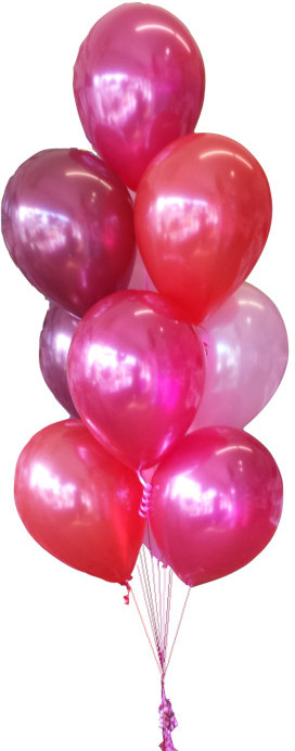 (image for) 10 Balloon Floor Bunch (Float Time 3+ Days) - Click Image to Close