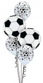 (image for) Soccer Balls Balloon Bouquet - Click Image to Close