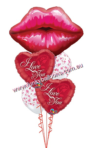 (image for) Big Kiss Lovey Lips Bouquet